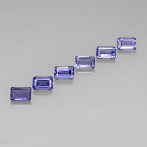 Achetez naturel ct bleue iolite gems, taille émeraude, en provenance madagascar chez gemselect. en stock, livraison internationale!
