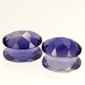 Achetez naturel ct Violet Bleu Iolite gems, Coupe ovale, En provenance Madagascar chez GemSelect. En stock, livraison internationale!