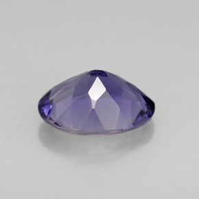 Iolite bleue naturelle coupe ovale, 1,39 ct, VS