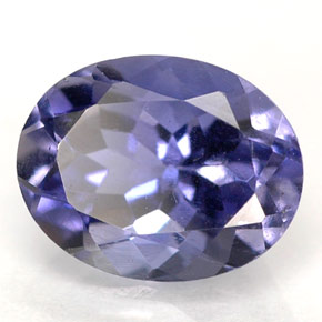Iolite Violet Bleu naturelle Coupe ovale, 1.60 ct, VS