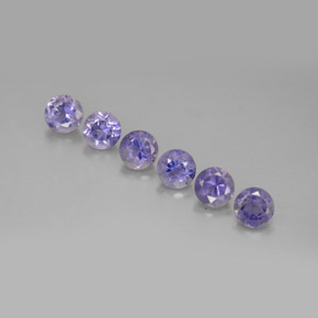 Achetez naturel ct bleue iolite gems, coupe roude, en provenance madagascar chez gemselect. en stock, livraison internationale!