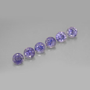 Achetez naturel ct bleue iolite gems, coupe roude, en provenance madagascar chez gemselect. en stock, livraison internationale!