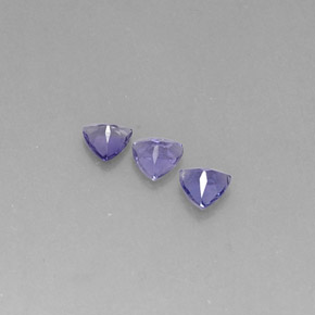 Achetez naturel ct violet iolite gems, trillion, en provenance madagascar chez gemselect. en stock, livraison internationale!
