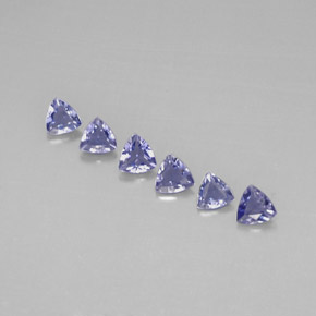 Achetez naturel ct bleue iolite gems, trillion, en provenance madagascar chez gemselect. en stock, livraison internationale!