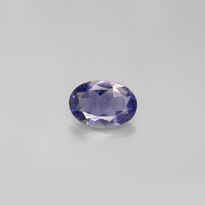 Iolite Violet naturelle Coupe ovale, 0.56 ct, VS