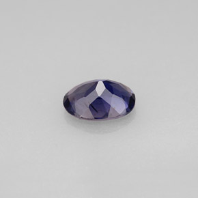 Iolite bleue naturelle coupe ovale, 0,63 ct, VS-SI