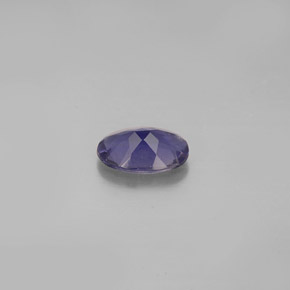 Iolite bleue naturelle coupe ovale, 0,47 ct, VS