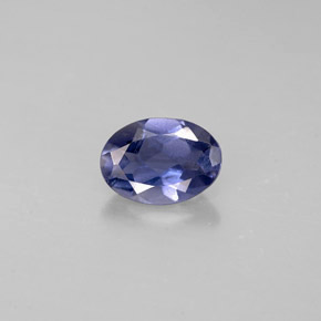 Iolite Violet naturelle Coupe ovale, 0.57 ct, VS