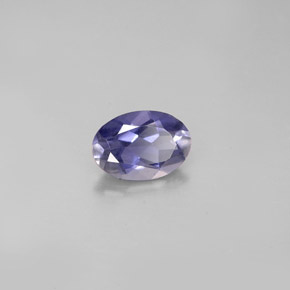 Iolite Violet naturelle Coupe ovale, 0.60 ct, VS