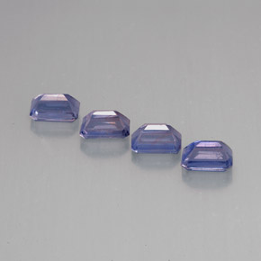 Achetez naturel ct Violet Bleu Iolite gems, Taille émeraude, En provenance Madagascar chez GemSelect. En stock, livraison internationale!