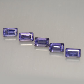 Achetez naturel ct violet iolite gems, taille émeraude, en provenance madagascar chez gemselect. en stock, livraison internationale!