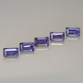 Achetez naturel ct violet iolite gems, taille émeraude, en provenance madagascar chez gemselect. en stock, livraison internationale!