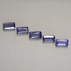Achetez naturel ct violet iolite gems, taille émeraude, en provenance madagascar chez gemselect. en stock, livraison internationale!