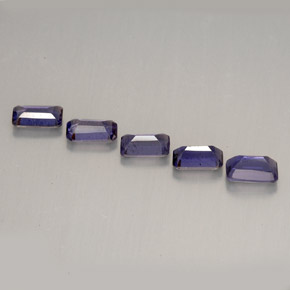 Achetez naturel ct violet iolite gems, taille émeraude, en provenance madagascar chez gemselect. en stock, livraison internationale!
