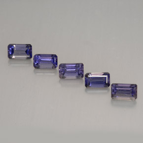 Achetez naturel ct violet iolite gems, taille émeraude, en provenance madagascar chez gemselect. en stock, livraison internationale!