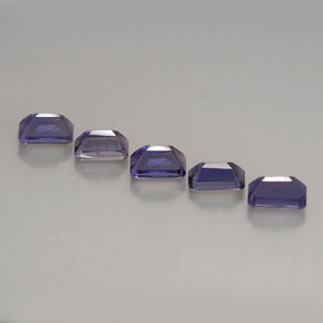 Achetez naturel ct violet iolite gems, taille émeraude, en provenance madagascar chez gemselect. en stock, livraison internationale!