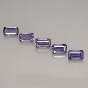 Achetez naturel 1,34ct violet iolite gems, taille émeraude, en provenance madagascar chez gemselect. en stock, livraison internationale!