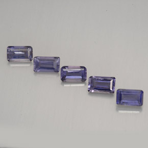 Achetez naturel ct violet iolite gems, taille émeraude, en provenance madagascar chez gemselect. en stock, livraison internationale!