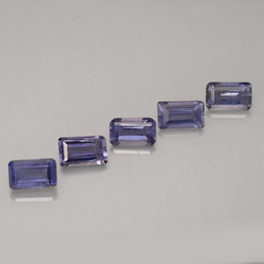 Achetez naturel ct violet iolite gems, taille émeraude, en provenance madagascar chez gemselect. en stock, livraison internationale!