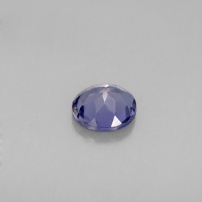 Iolite bleu violet naturelle coupe roude, 0,39 ct, VS