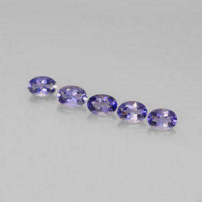 Achetez naturel ct Violet Iolite gems, Coupe ovale, En provenance Madagascar chez GemSelect. En stock, livraison internationale!