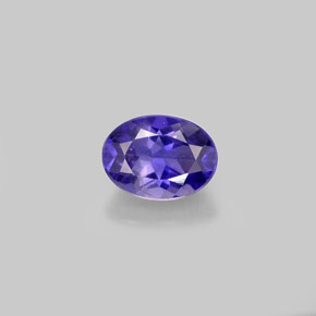 Iolite Violet naturelle Coupe ovale, 0.83 ct, VVS-VS