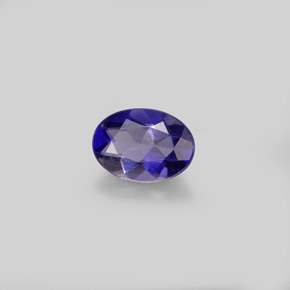 Iolite Violet naturelle Coupe ovale, 0.59 ct, VVS-VS