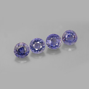 Achetez naturel ct Violet Bleu Iolite gems, Coupe roude, En provenance Madagascar chez GemSelect. En stock, livraison internationale!