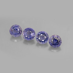 Achetez naturel ct Violet Bleu Iolite gems, Coupe roude, En provenance Madagascar chez GemSelect. En stock, livraison internationale!