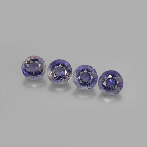 Achetez naturel ct bleue iolite gems, coupe roude, en provenance madagascar chez gemselect. en stock, livraison internationale!