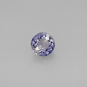 Iolite Violet Bleu naturelle Coupe roude, 0.52 ct, VS