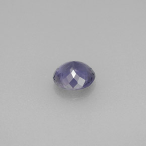 Iolite bleue naturelle coupe roude, 0,48 ct, VVS-VS