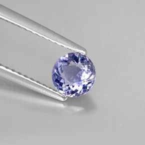 Iolite Violet Bleu naturelle Coupe roude, 0.48 ct, VS