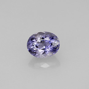 Iolite Violet Bleu naturelle Coupe ovale, 0.81 ct, VVS-VS