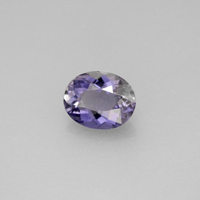 Iolite Violet Bleu naturelle Coupe ovale, 0.73 ct, VVS-VS
