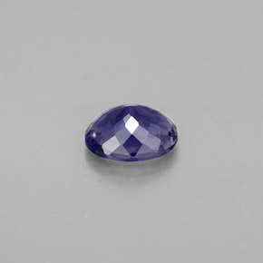 Iolite Violet Bleu naturelle Coupe ovale, 0.47 ct, VVS