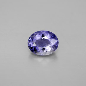 Iolite Violet Bleu naturelle Coupe ovale, 0.67 ct, VVS