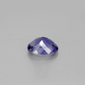 Iolite Violet Bleu naturelle Coupe ovale, 0.67 ct, VVS