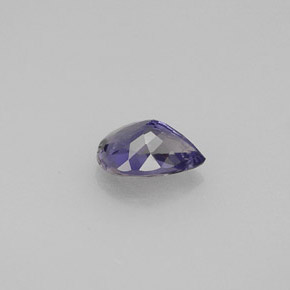 Iolite violet naturelle en forme de poire, 0,61 ct, VS