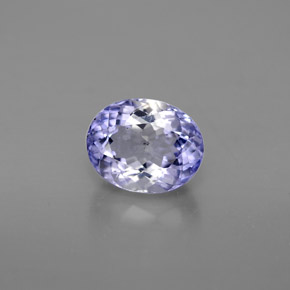 Iolite Violet naturelle Coupe ovale, 1.03 ct, VS