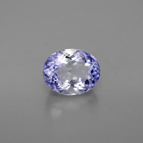 Iolite Violet naturelle Coupe ovale, 1.03 ct, VS