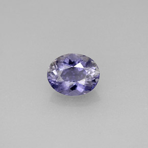 Iolite Violet naturelle Coupe ovale, 0.75 ct, VS