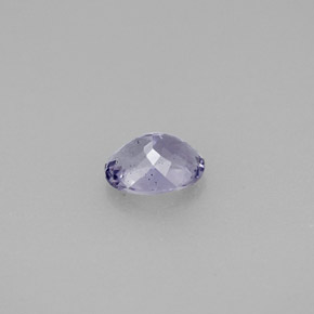 Iolite violet naturelle coupe ovale, 0,54 ct, VS