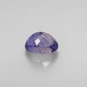 Iolite violet naturelle coupe ovale, 0,92 ct, VS-SI