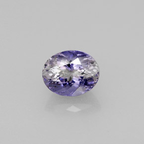 Iolite Violet naturelle Coupe ovale, 0.80 ct, VS