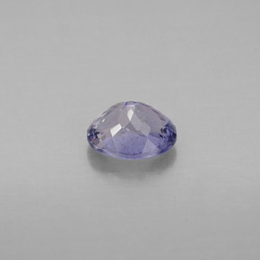 Iolite violet naturelle coupe ovale, 0,65 ct, VS