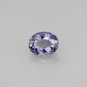 Iolite bleue naturelle coupe ovale, 0,73 ct, VS