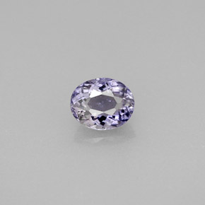 Iolite bleue naturelle coupe ovale, 0,52 ct, VS-SI