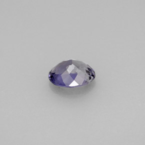 Iolite violet naturelle coupe ovale, 0,52 ct, VVS-VS