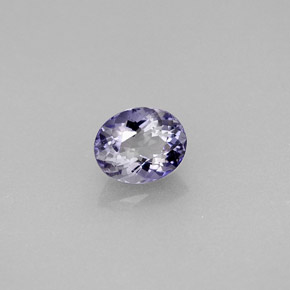 Iolite Violet Bleu naturelle Coupe ovale, 0.59 ct, VS
